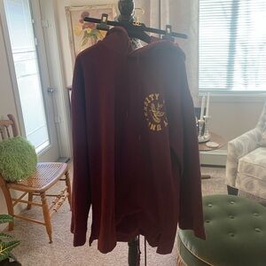 Puma FENTY Burgundy Hoodie - “FU” UNIVERSITY